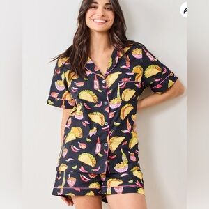 New in bag Printfresh Guac On lava rock pajamas set. Size Med. Sold out online